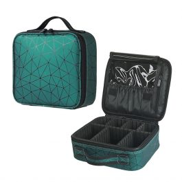 Makeup Travel Train Case – Green