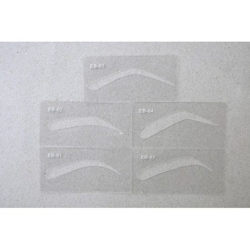 5 Piece Eyebrow Stencil Kit - Image 3