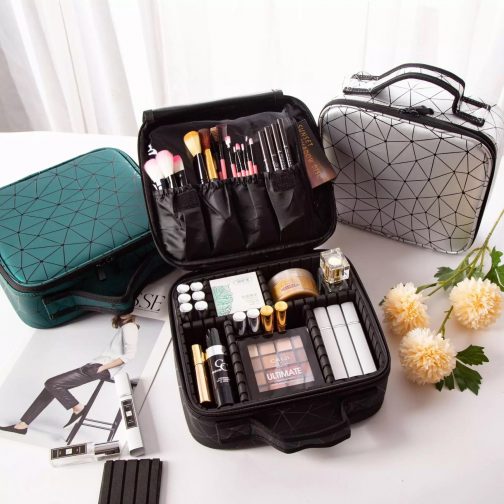 Makeup Travel Train Case - Black - Image 3