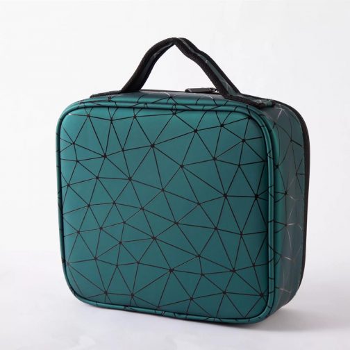 Makeup Travel Train Case - Green - Image 3