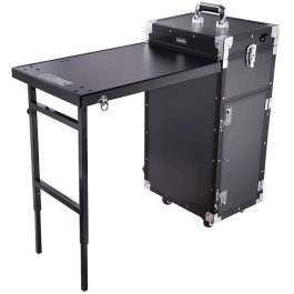 Foldable Pro Beautician Workstation With In-Built Table